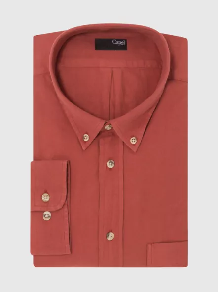Chemise Flanelle Unie Capel Grande Taille