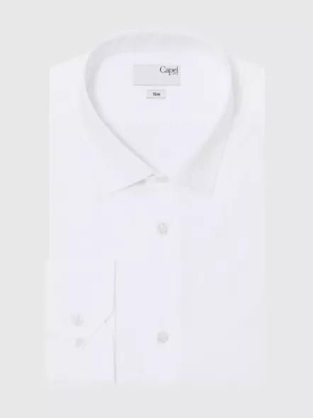 Chemise Slim Blanche Capel Grande Taille