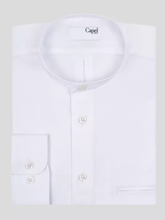 Chemise Col Mao Capel Paris Grande Taille