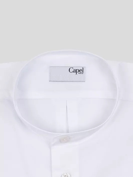 Chemise Col Mao Capel Paris Grande Taille