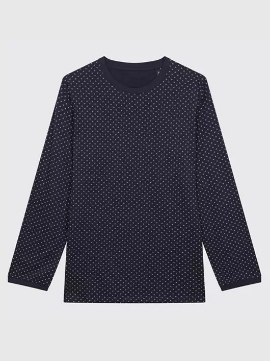 Pyjamas Coton marine homme grande taille -