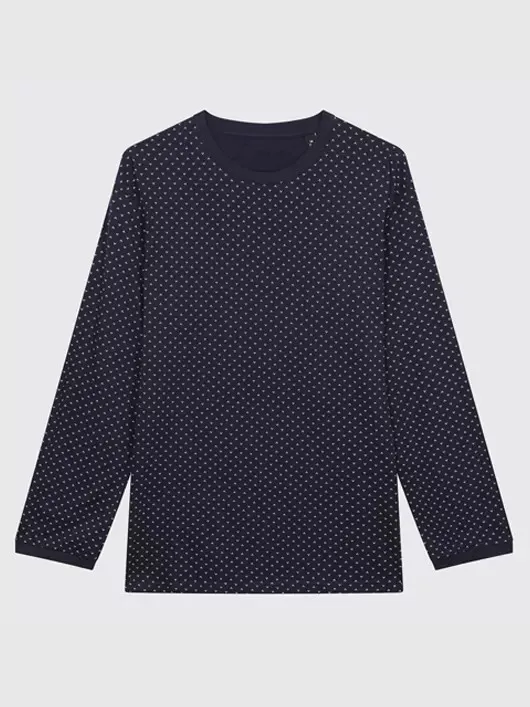 Pyjamas Coton marine homme grande taille -