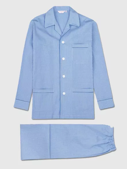 Pyjama Carreaux Derek Rose Grandes Tailles