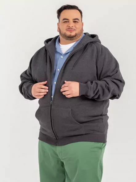 Sweat Zippe Urban Classics Grande Taille