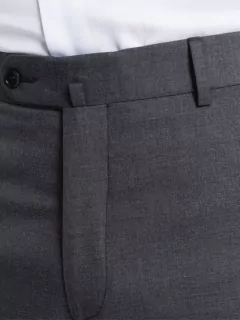 Pantalon de costume gris anthracite séparable grande taille | Capel