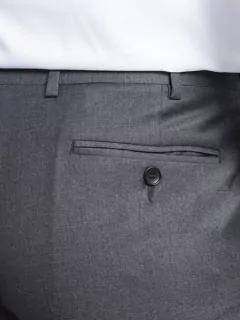 Pantalon de costume gris anthracite séparable grande taille | Capel