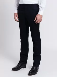 Pantalon de costume séparable noir homme grande taille | Capel