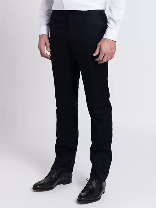 Pantalon de costume séparable noir homme grande taille | Capel