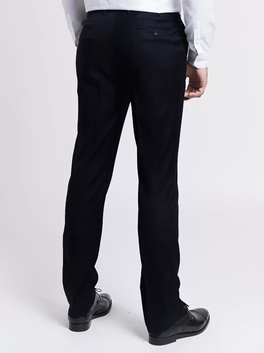 Pantalon de costume séparable noir homme grande taille | Capel