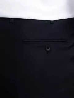 Pantalon de costume séparable noir homme grande taille | Capel