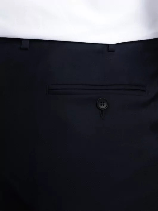 Pantalon de costume séparable noir homme grande taille | Capel