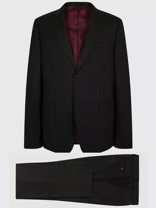 Costume Faux Uni Capel Grande Taille