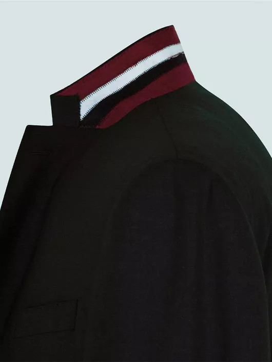 Costume Faux Uni Capel Grande Taille