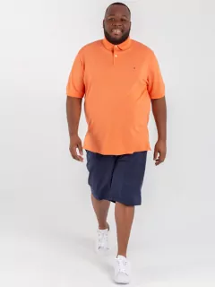 Bermuda extensible coton marine homme grande taille | Capel