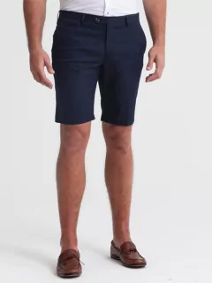 Bermuda extensible coton marine homme grande taille | Capel