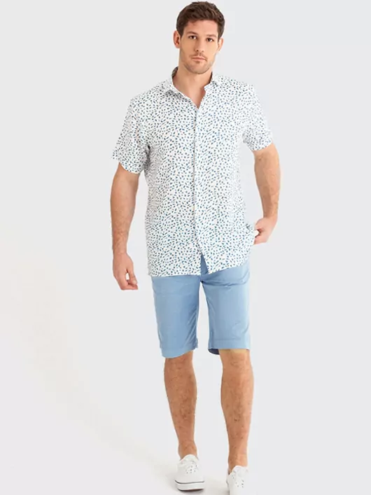 Bermuda Bleu Capel Grande Taille