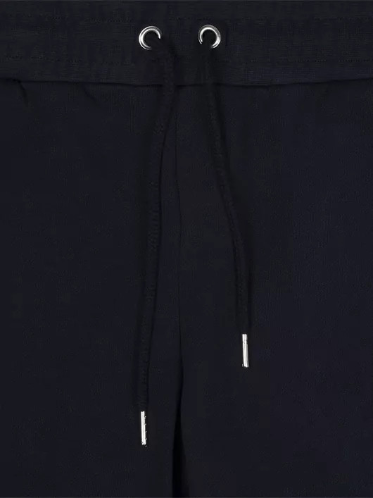 Short en molleton de coton marine homme grande taille | Capel