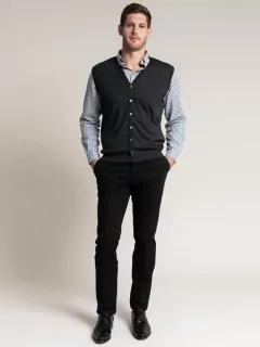 Gilet boutonné Uni Capel Grandes Tailles