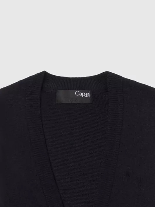 Gilet boutonné Uni Capel Grandes Tailles