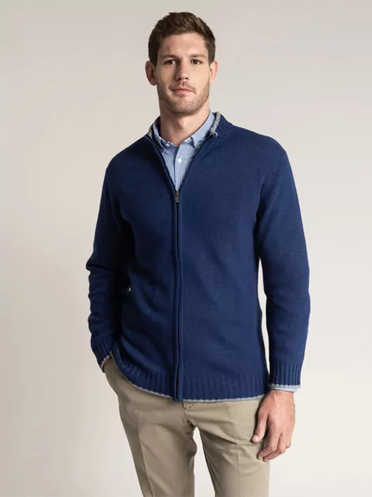 Cardigan Col Camionneur Capel Grande Taille