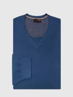 Pull Col V Uni Capel Paris Grandes Tailles