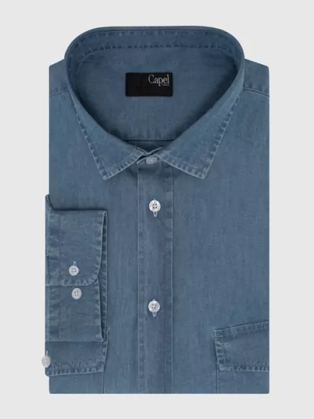 Chemise Chambray Capel Grandes Tailles