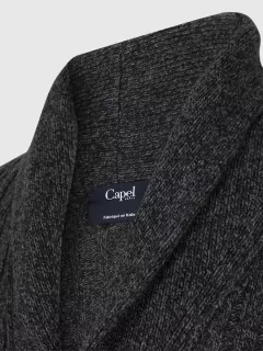 Cardigan Torsadé Col Châle Homme Capel Paris Grande Taille