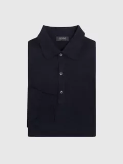 Pull Col polo marine Uni Capel Paris Grande Taille