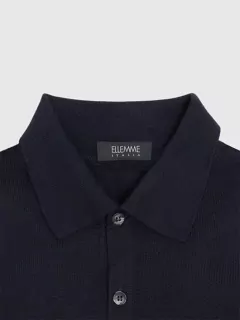 Pull Col polo marine Uni Capel Paris Grande Taille