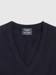 Pull Col V cachemire homme grande taille