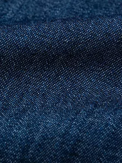 Chemise 100% coton chambray indigo homme grande taille | Capel