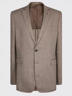 Veste Chevrons Lin Capel Homme Grandes Tailles