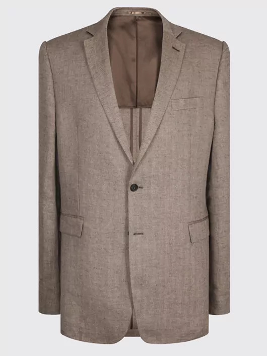 Veste Chevrons Lin Capel Homme Grandes Tailles