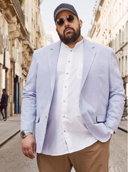 Veste Seersucker Capel Paris Grandes Tailles