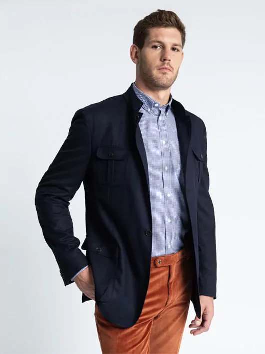 Veste Forestiere Marine Capel Grande Taille Homme