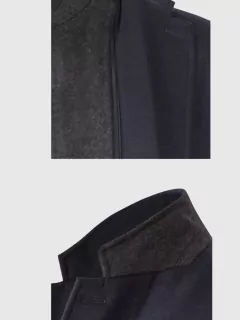 Veste à parmenture amovible pour homme grande taille