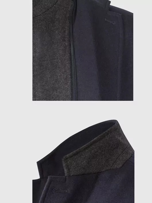 Veste à parmenture amovible pour homme grande taille