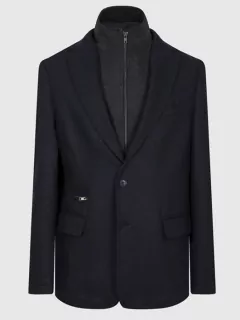 Veste à parmenture amovible pour homme grande taille