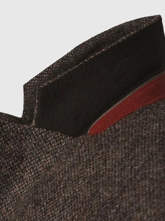 Veste Tweed Ecaille pour Homme Grande Taille