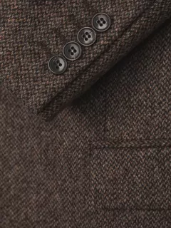 Veste Tweed Ecaille pour Homme Grande Taille