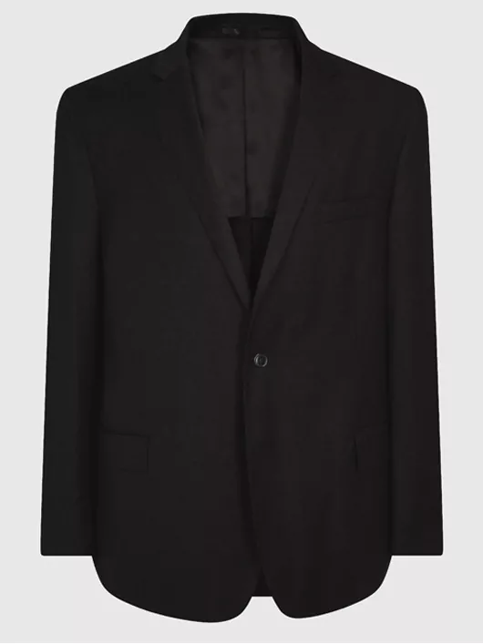 veste de costume noire homme grande taille