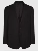 veste de costume noire homme grande taille