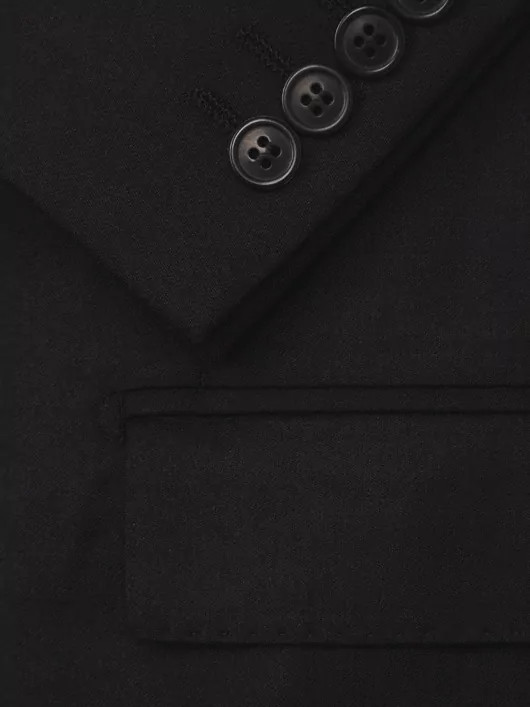 Veste Noire Unie Travel Homme Grande Taille