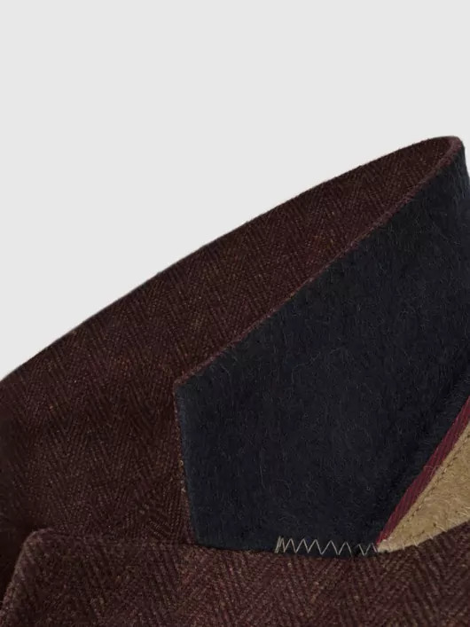 Veste laine et soie homme grandes tailles