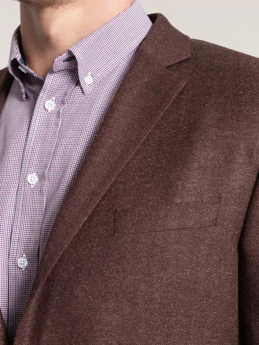 Veste laine et soie homme grandes tailles