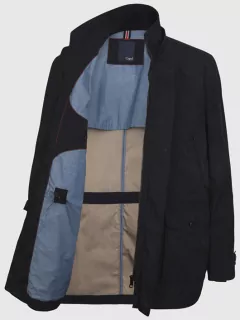 Parka Unie Marine homme Grandes Tailles Capel Paris