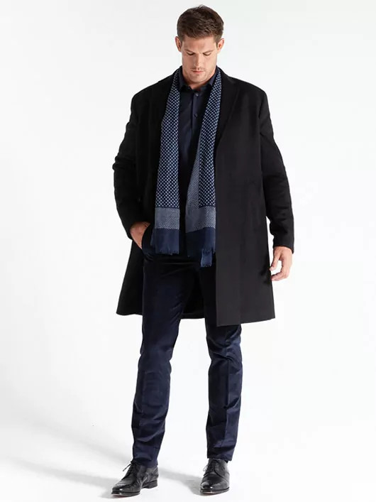 Manteau Uni Capel Paris Hommes Grande Taille