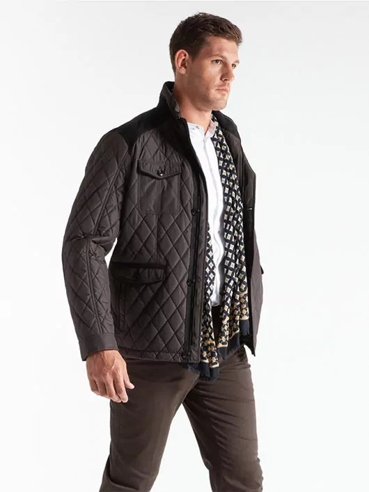 Parka matelassée hommes grande taille