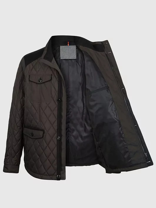 Parka matelassée hommes grande taille
