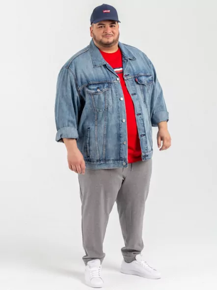 Blouson Jean Délavé Levi's Grande Taille